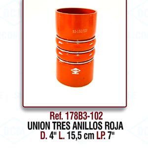 Union con Anillos 4pulg - 178B3-102