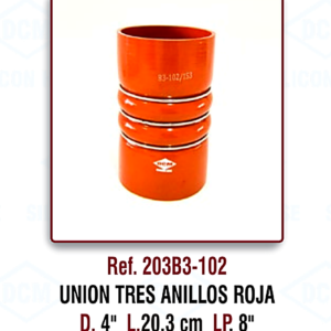 Union con Anillos 4pulg - 203B3-102