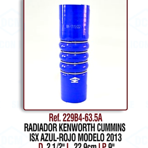 Union con Anillos 2 1/2pulg - 229B4-63.5A (Kenworth Cummins ISX modelo 2013)