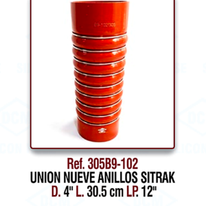 Union con Anillos 4pulg - 305B9-102 (Sitrak)
